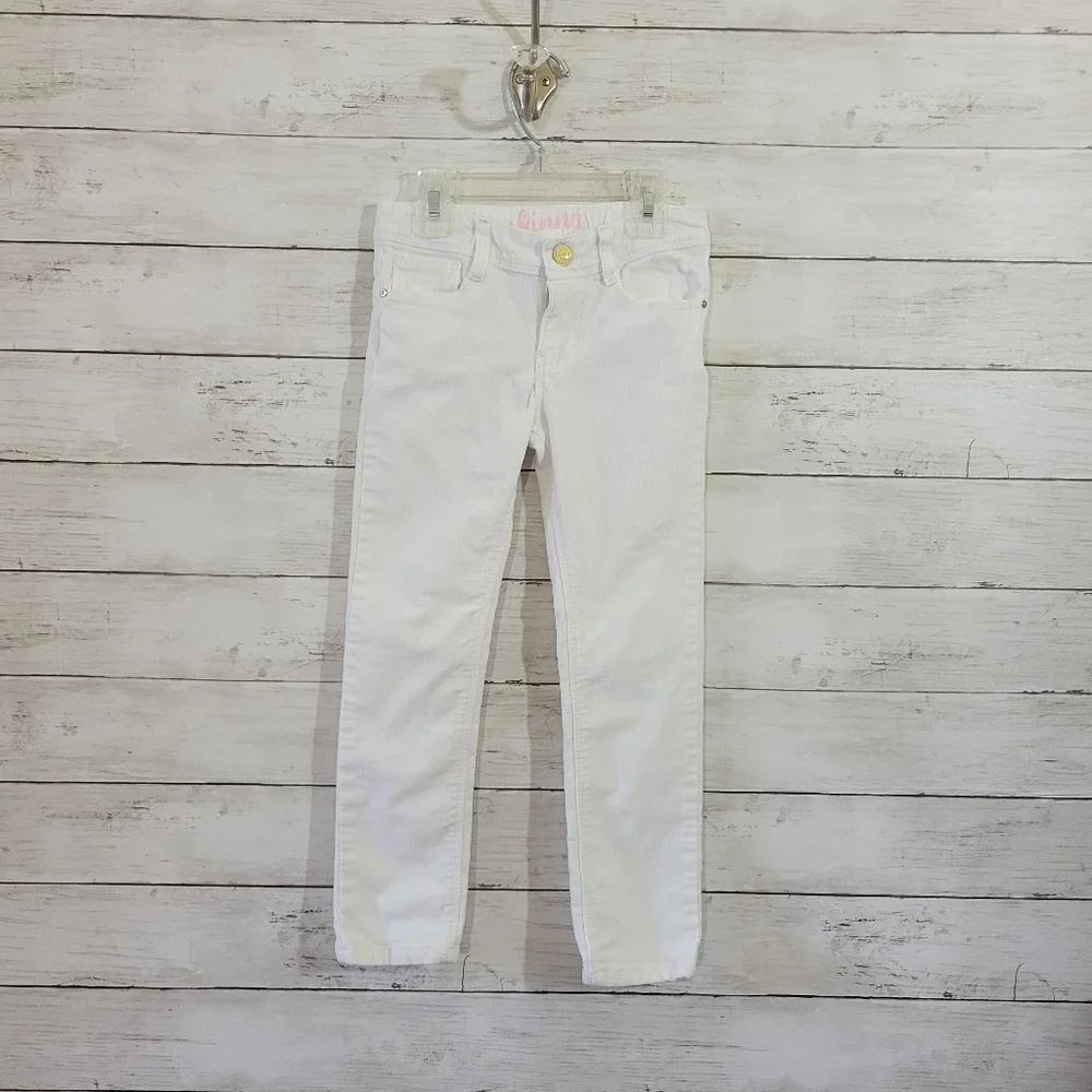 Little Girls Gymboree Cords Corduroy Jeans in White Size 5